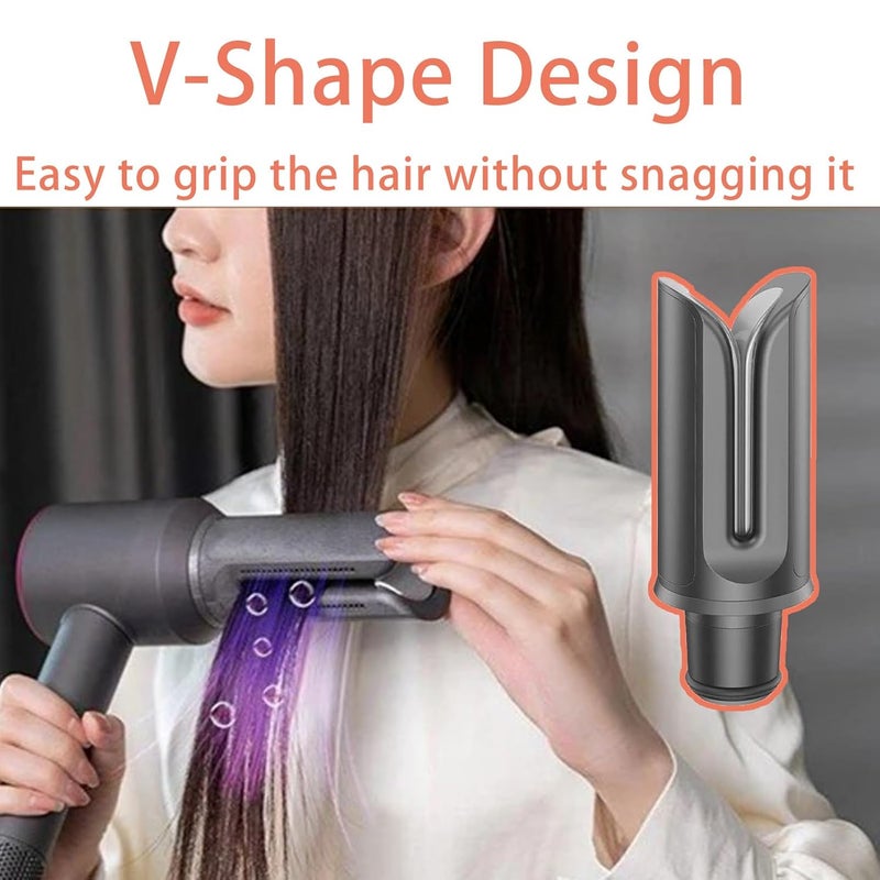 Chuancheng Hair Straightener Attachment for Dyson HD15 HD01 HD02 HD03 HD04 HD08 Supersonic Hair Dryer, Professional Salo Accessories, Styling Straighten Nozzles - Image 5